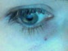 See the dot under my eye.