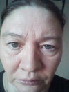 this is all natural photo, no frowning or anything,