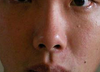 upturned nose which my nostrils are very visible