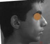 you can see profile view with centimeter 