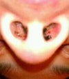 Not a clear photo, there is a lot more stuff in there than what you see now. And I don't even know what the skin colored thing is! =(