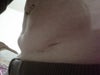 Bent down slightly