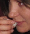 The worse angle of my face. You can really see the over projecting tip.