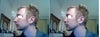 Left is the real me, and the right is the changed version