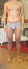 Round shape waist and uneven sides