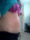 11 weeks standing, my not flat rounded tummy :(