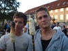 on the left