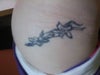 that's my tattoo on my right hip, i pulled my shorts down so you could see it