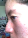 side view of my nose.
here can be seen too how I fold my eyelids.