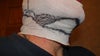Marked up balaclava illustrates pattern of pain.