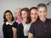 I am the one in the front, wearing the brown blouse.