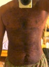 Front, standing