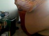 Bending over to one side