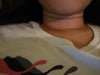 This is how my neck looks when I'm lying down.