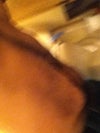I know it's blurry but there is significant hang when I get into a push-up position.