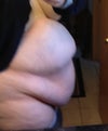 side view belly
