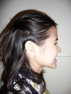 Profile, smiling