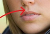 This is my ideal look to a womens lips and philtrum. In this photo, the ladies philtrum appears more "pushed back" and more attractive to look at as apposed to my lips.