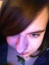 my nose from top view