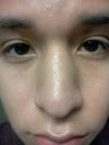 --front view  
as you can see one side is wider than the other.