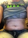 what it looks like when I sit down