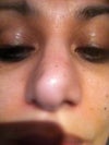 As you can see my nose looks all over the place and growing towards the right