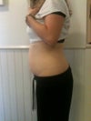 Side on view. Once I eat I bloat out shockingly to the point of looking pregnant by lunch time daily.