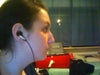 from side can see bump, depresssion then tip.