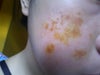 i put some aspirin thats why it turned yellow ..