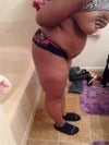 side shot of hamhock thighs