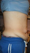 from the side