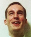 Smiling, see the shape or muscles of my mouth, you can see its smaller or non-existant on the left side of the mouth