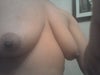 Side view - well over 3cm from crease to nipple