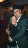 Me and a friend, but it always looks like im tired with make up and conceler..