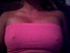 The 3rd picture is 5 days po (with pink tube-bra and my hair is up)....btw, my nipples are not lopsided, one was pushed down in that pic.;)