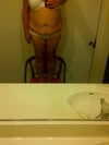 As you can see most of the weight is directly over my tummy