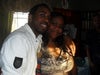 A few days before my son's birth. The size is pretty evident here, I believe.