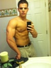 flexing from far away