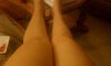 When I place both legs together, the lower shin area looks like they vear off into a "V" shape. Very odd looking and embarrassing.