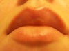 Underside with some lip-liner on top