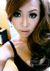 Front view with makeup (as you can see...my nose is crooked a little)