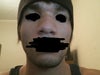 As you can see from the front the nostrols are asymmetrical, right side is more bulbose which makes my nose look not centered, or maybe it isnt?