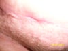 it's hard to see, but it's the little white spot.