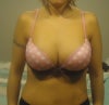 I'm my old bra that gives nice cleavage. There's room
To spare in the cups and very low cleavage.