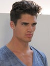 This is what I want my 3/4 view to look like. Note how his cheekbones pop out just below his eyes and then go inward sharply, resulting in a chiseled, masculine appearance.