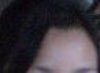 the hair is like this because of the curve and it's really and my forehead is bulging.