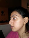 my profile all you can see is big nose....