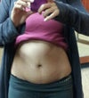 stomach after 7 months, still flabby and mushy.