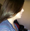 I usually hold me head high to help with the appearance, slightly.