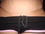 standing up/underneath